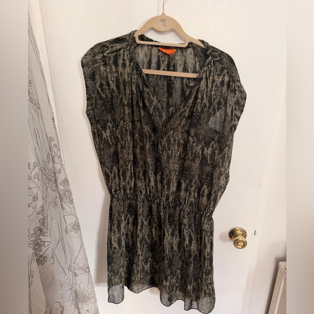Joe Fresh dress snakeskin print